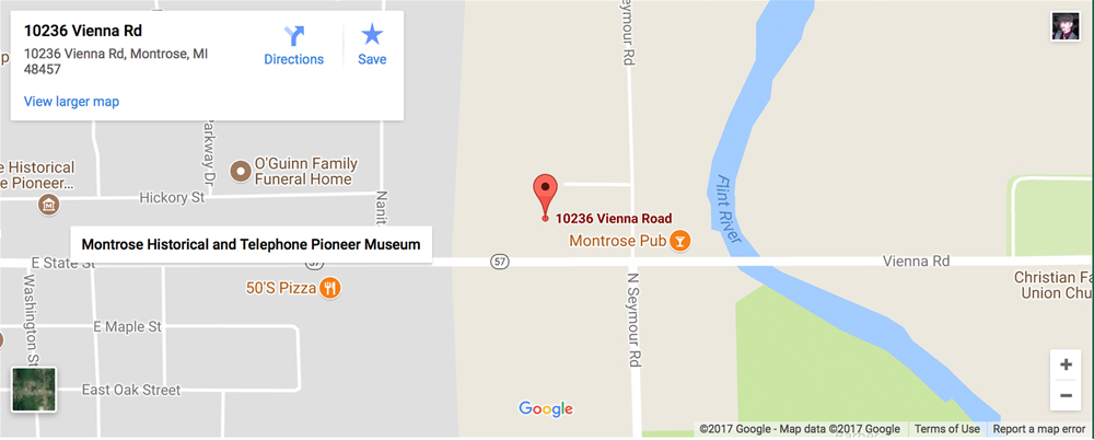 Image of map to Montrose store